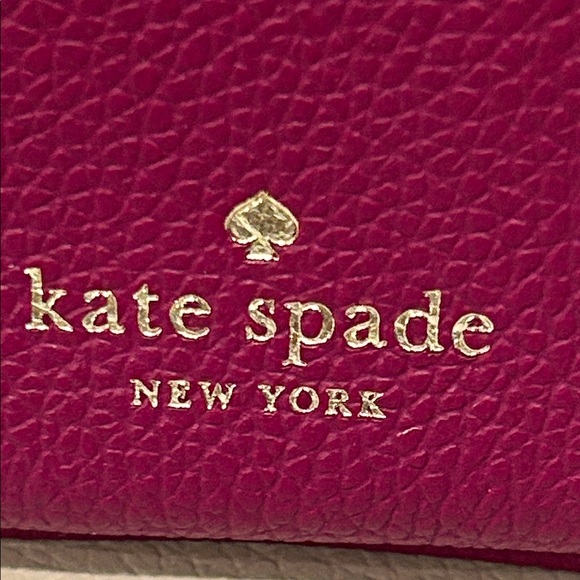 Kate Spade Magenta Mini Leather Wristlet - Picture 4 of 11